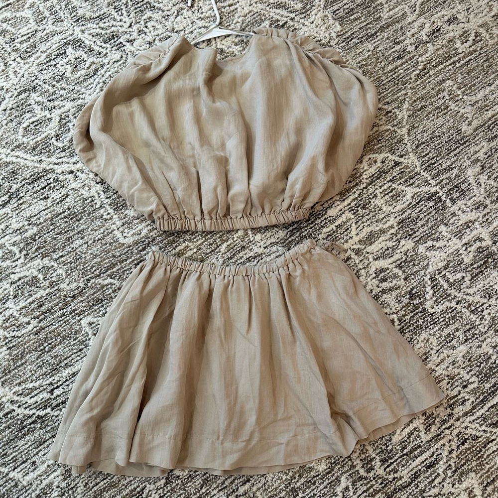 MARBLE Beige Textured Fabric